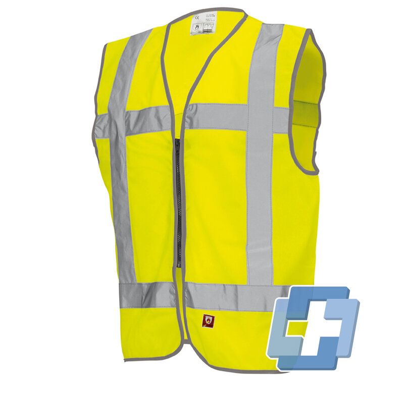 RWS veiligheidsvest vlamvertragend geel - Ploegleider