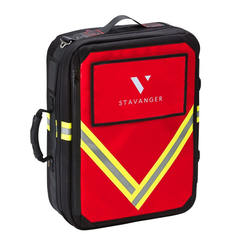 STAVANGER® XL2000 Rugzak leeg - 43x55x15 cm Rood (1 Stuk)