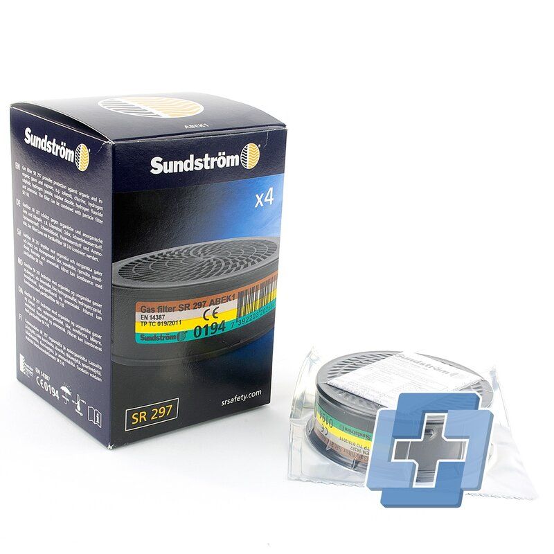 Sundstrom SR297 filter ABEK1 (4 stuks)