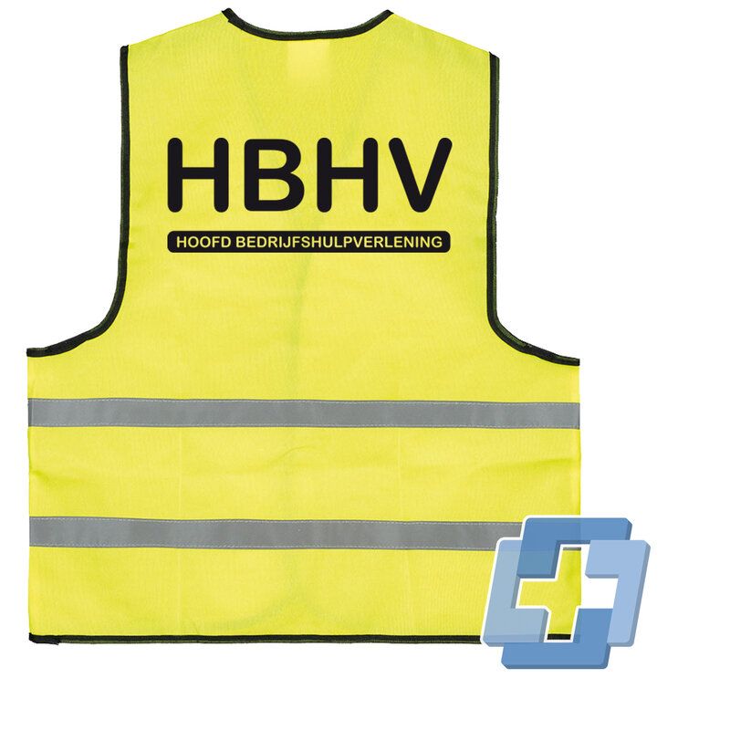 Veiligheidsvest geel - HBHV (Hoofd BHV)