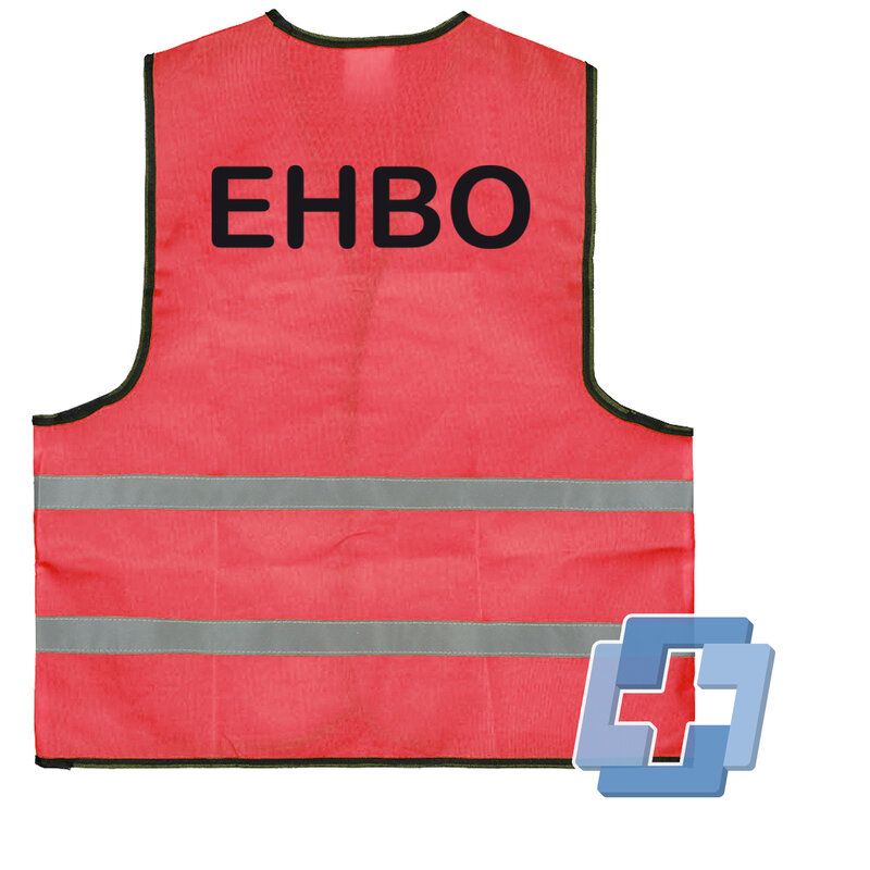 Veiligheidsvest rood (diverse teksten beschikbaar) - EHBO