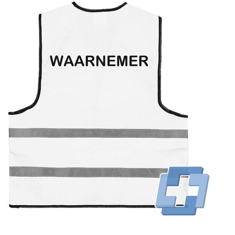 Veiligheidsvest wit - Waarnemer