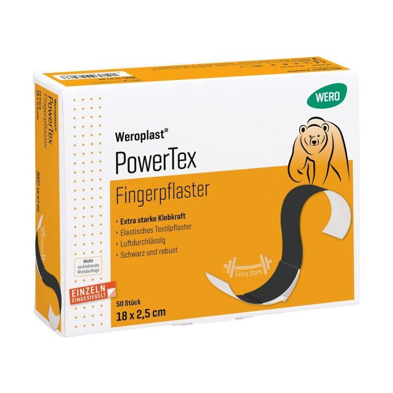 Wero PowerTex pleisters ET - 180 x 25 mm (50 stuks)